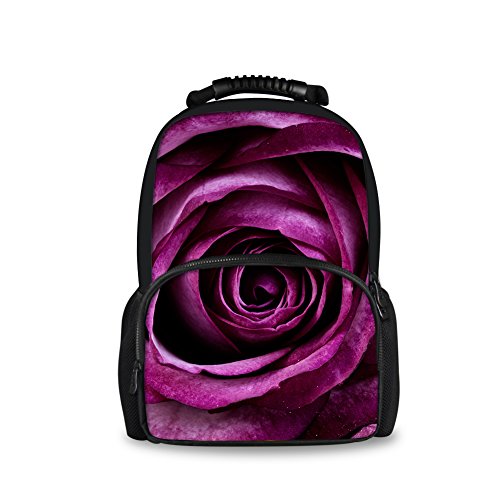 Flower Print Teen Book Bag